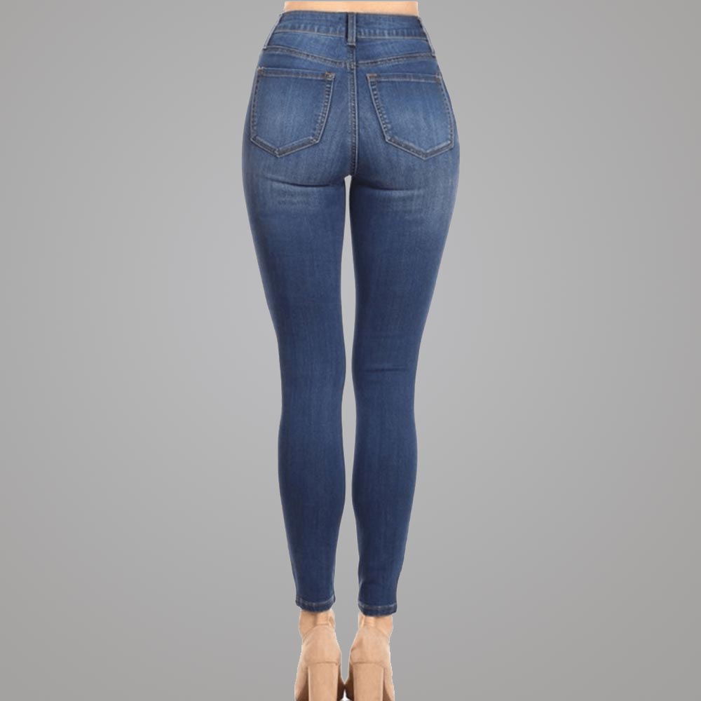 BMW Mid Rise Skinny Jeans