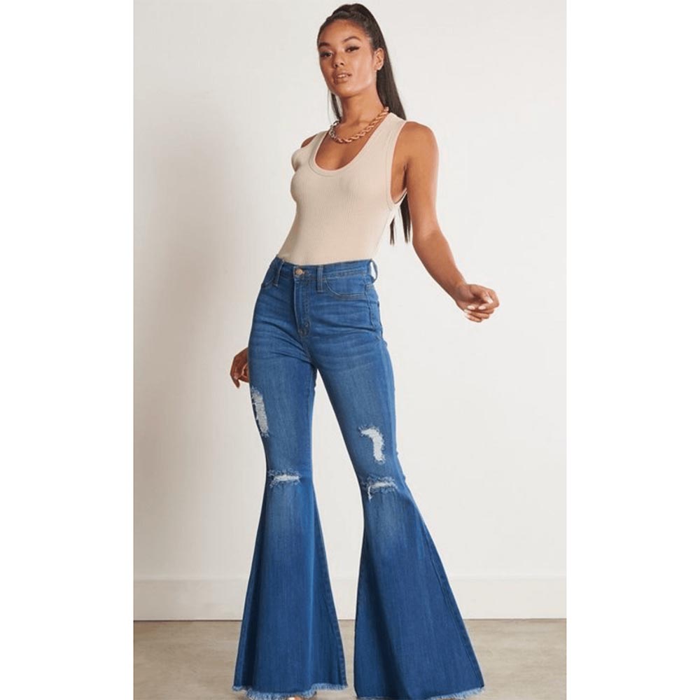 Buy Mid Blue Jeans & Jeggings for Women by Love Gen Online | Ajio.com