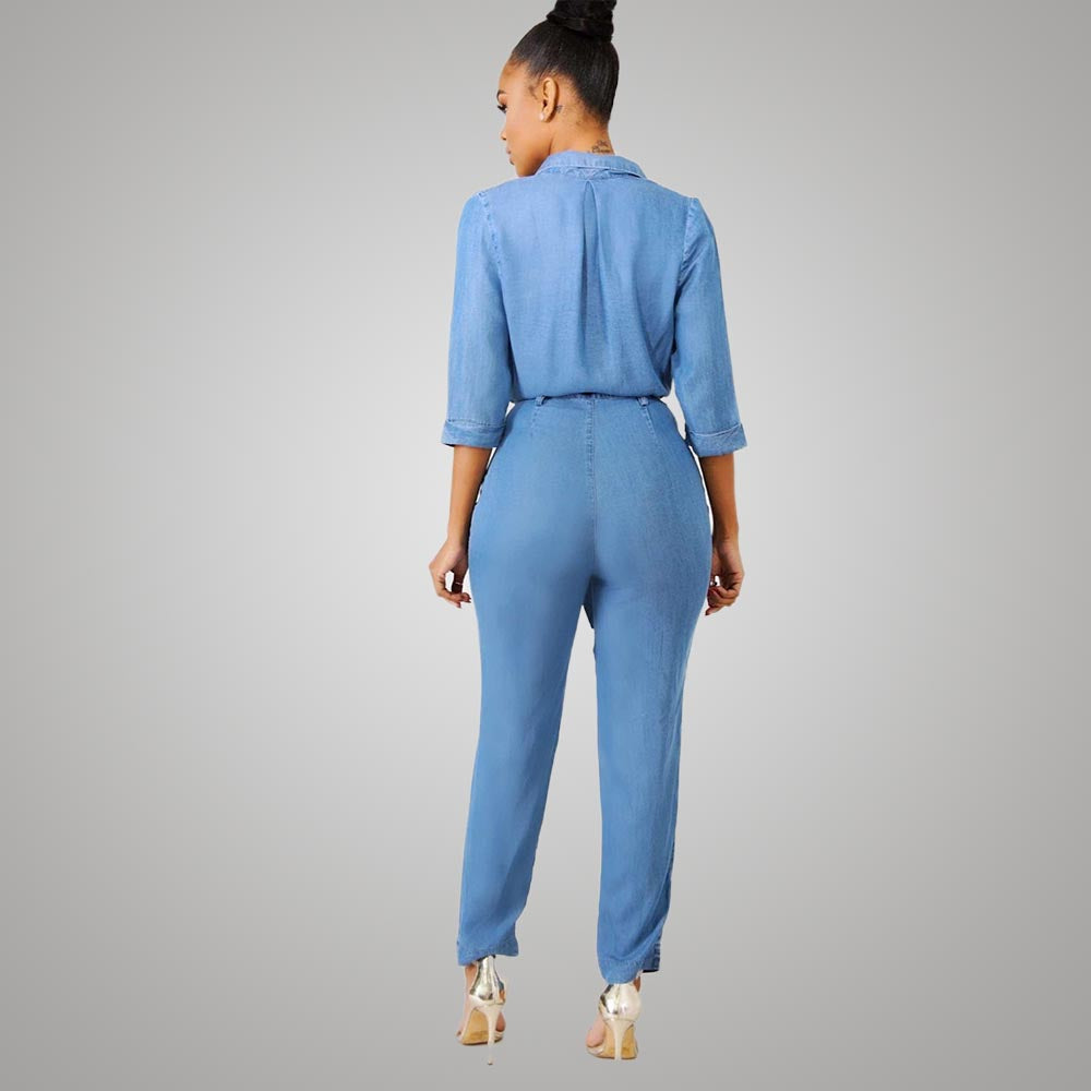 Breezy Denim Jumpsuit