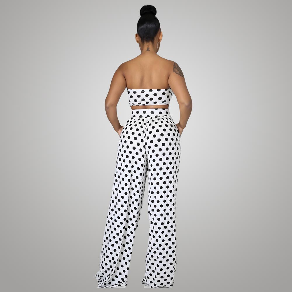 Polka Dot Pant Set