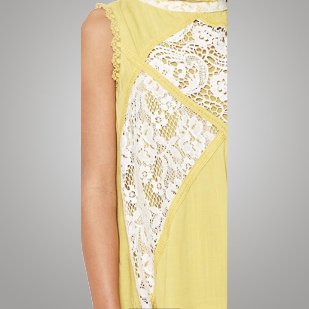 Ruffle Lace Swing Dress