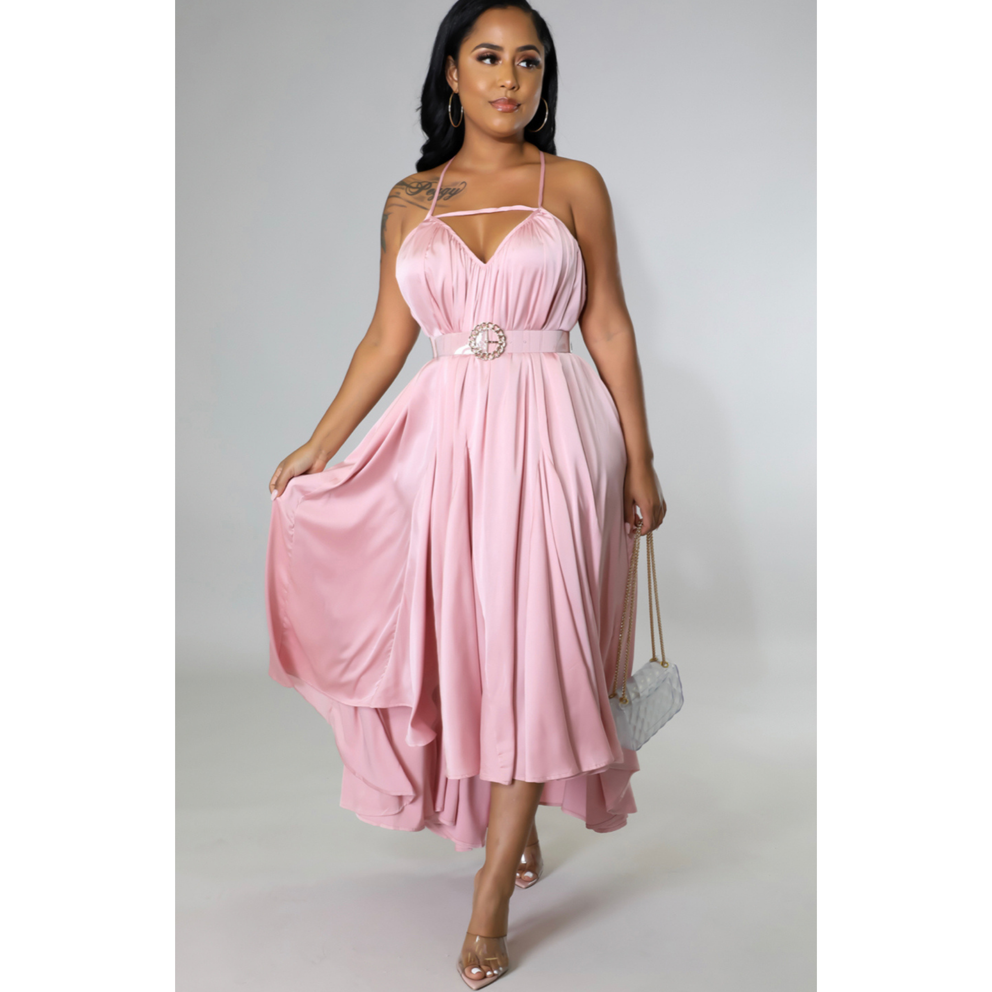 Satin Lady Dress