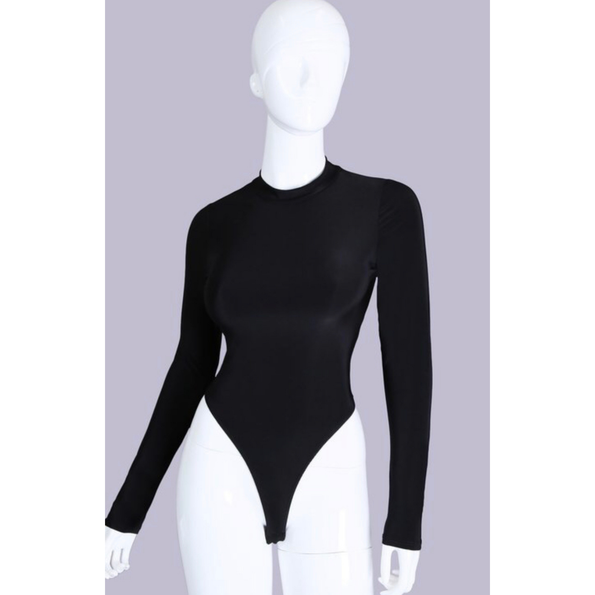 Mock Neck Long sleeve Bodysuit