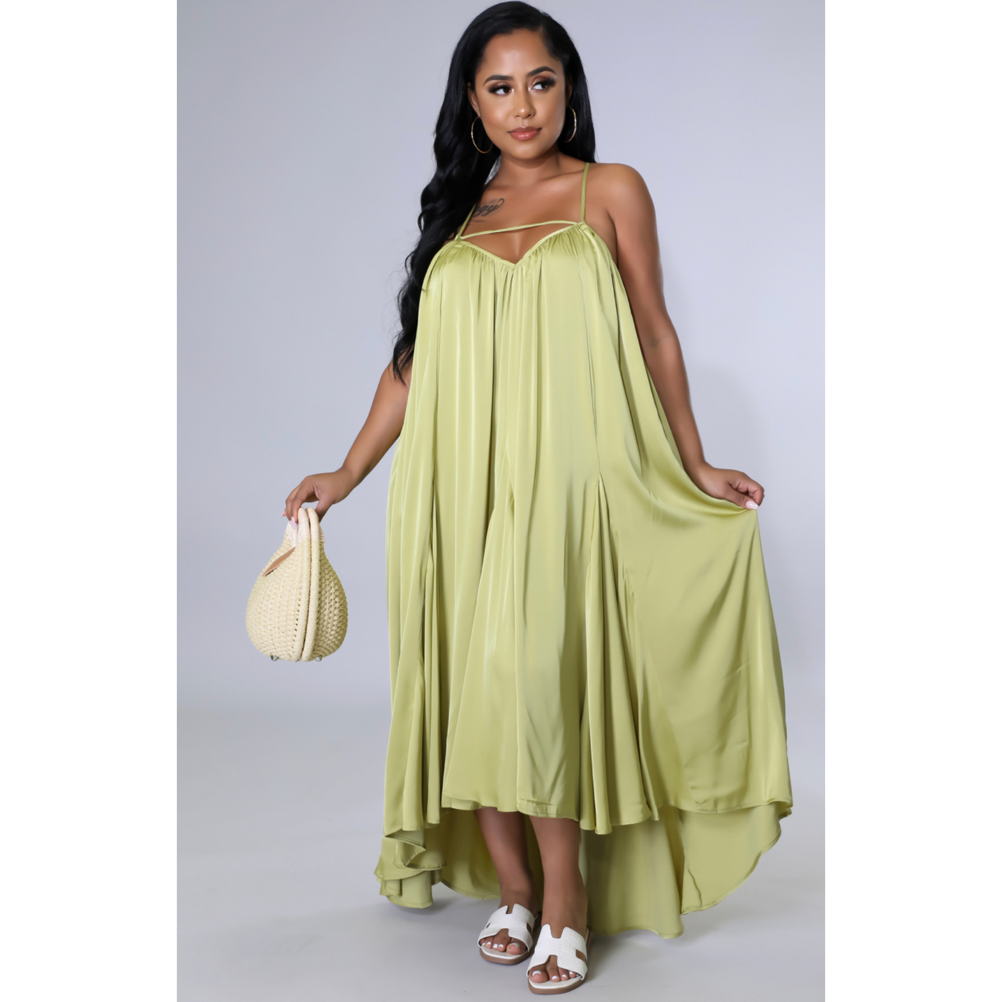 Satin Lady Dress